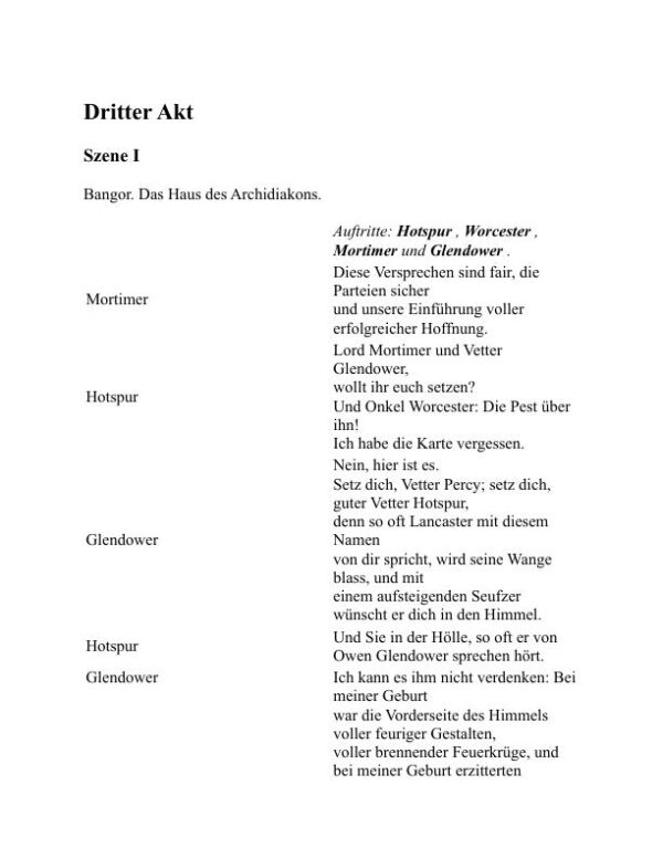 Heinrich IV., Teil I - William Shakespeare (Henry IV, Part I - Deutsch) - Image 2