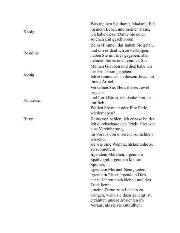 Verlorene Liebesmüh - William Shakespeare (Love’s Labour’s Lost - Deutsch) - Image 2