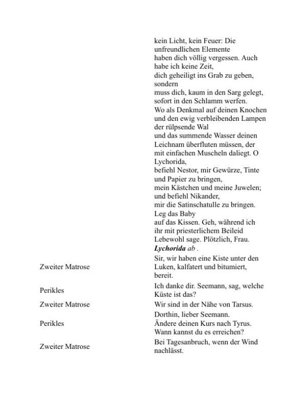 Perikles - William Shakespeare (Pericles - Deutsch) - Image 2
