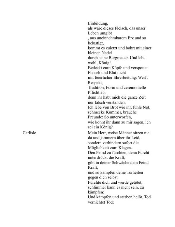 Richard II - William Shakespeare (Richard II - Deutsch) - Image 2