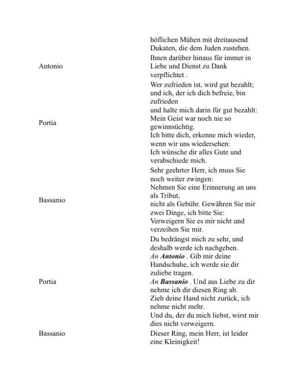 Der Kaufmann von Venedig - William Shakespeare (The Merchant of Venice - Deutsch) - Image 2