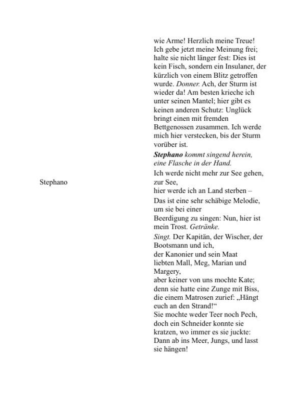 Der Sturm - William Shakespeare (The Tempest - Deutsch) - Image 2