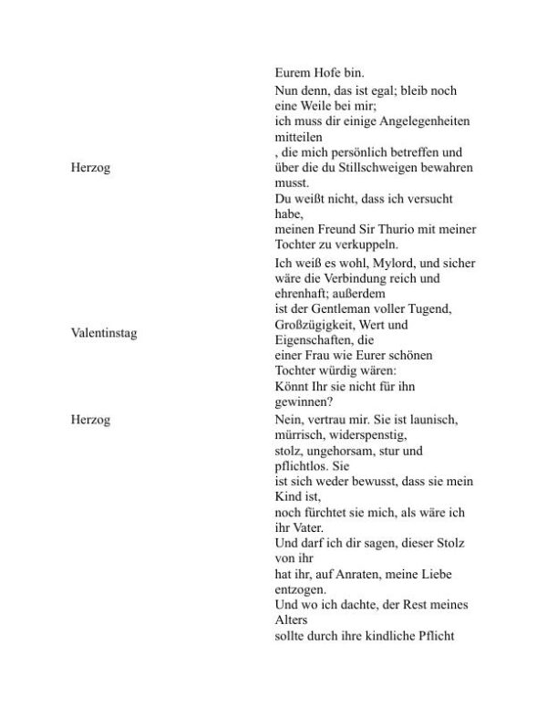 Die zwei Herren aus Verona - William Shakespeare (The Two Gentlemen of Verona - Deutsch) - Image 2