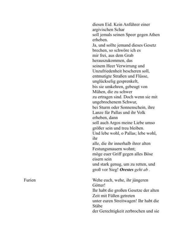 Die Eumeniden - Aeschylus (The Eumenides - Deutsch) - Image 2