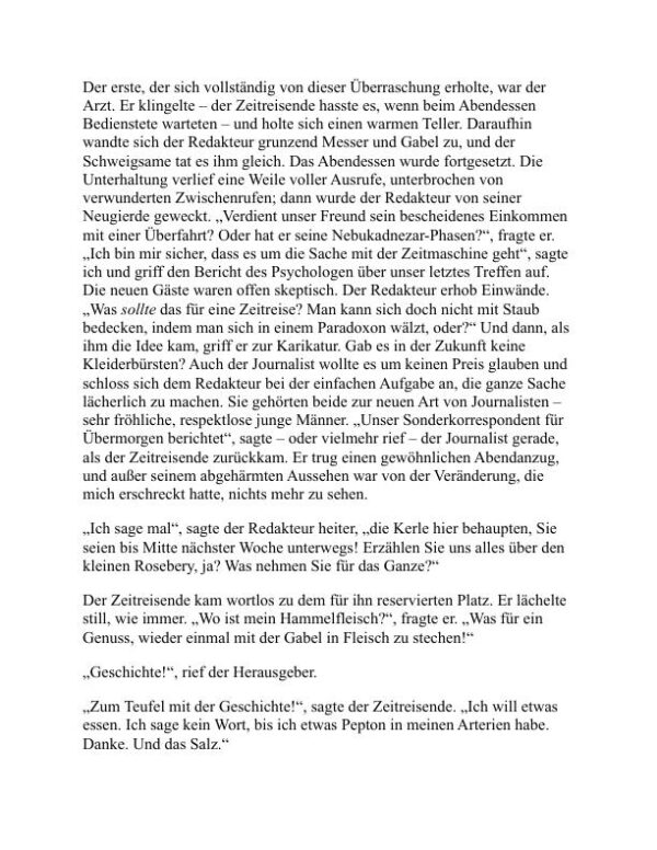 Die Zeitmaschine - H. G. Wells (The Time Machine - Deutsch) - Image 2