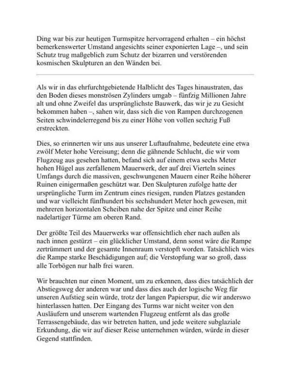 In den Bergen des Wahnsinns - H. P. Lovecraft (At the Mountains of Madness - Deutsch) - Image 2