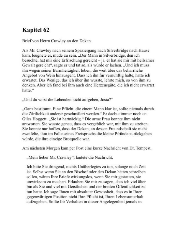 Die letzte Chronik von Barset - Anthony Trollope (The Last Chronicle of Barset - Deutsch) - Image 2