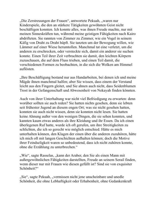 Die Geschichte von Rasselas, Prinz von Abessinien - Samuel Johnson (The History of Rasselas, Prince of Abyssinia - Deutsch) - Image 2