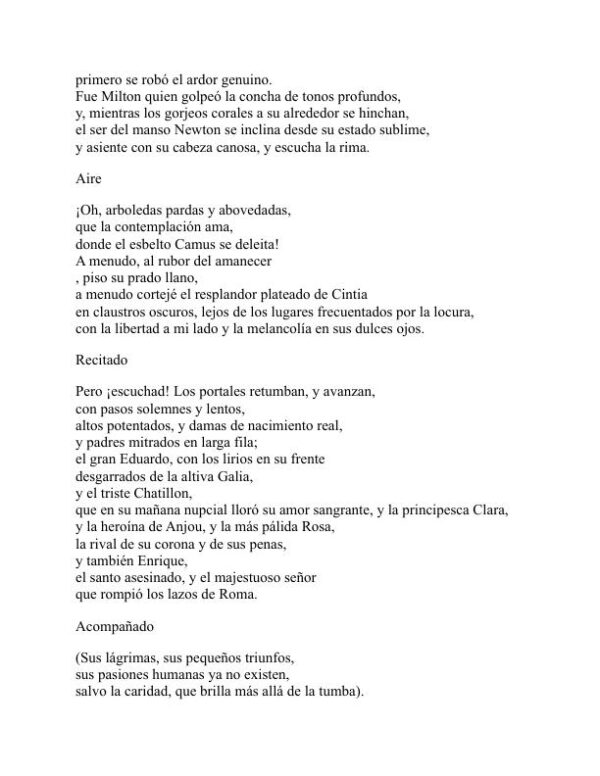 Poesía - Thomas Gray (Poetry - Espanol) - Image 2