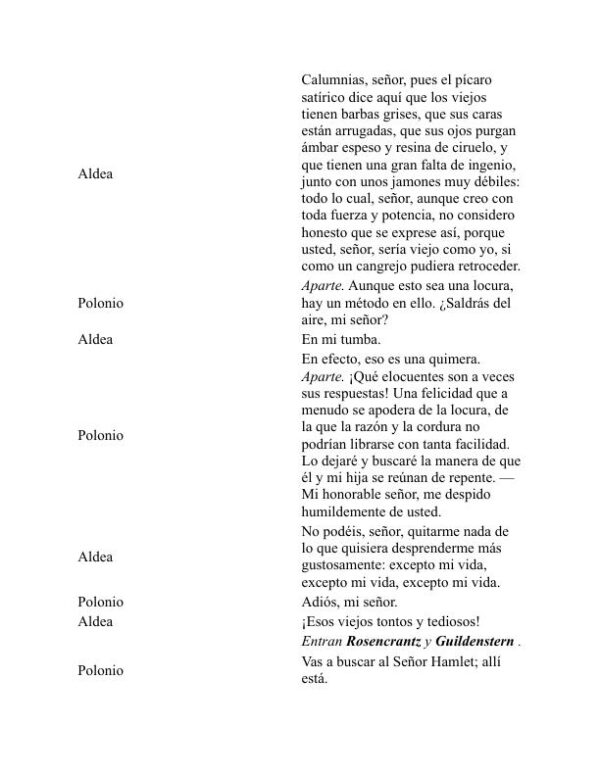 Aldea - William Shakespeare (Hamlet - Espanol) - Image 2