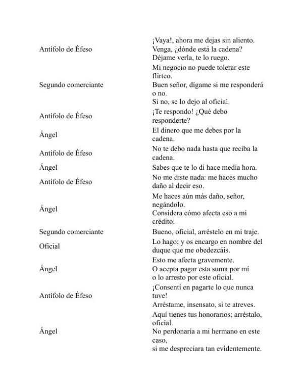 La comedia de los errores - William Shakespeare (The Comedy of Errors - Espanol) - Image 2