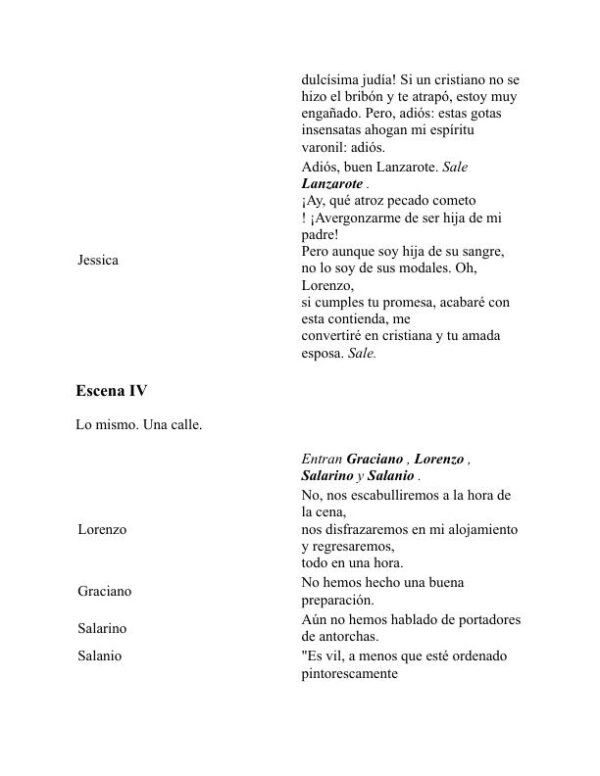 El mercader de Venecia - William Shakespeare (The Merchant of Venice - Espanol) - Image 2