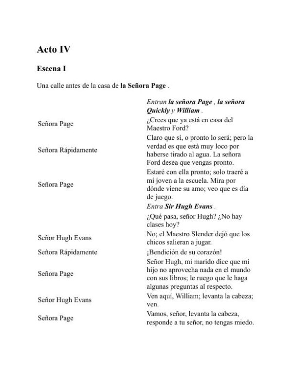Las alegres comadres de Windsor - William Shakespeare (The Merry Wives of Windsor - Espanol) - Image 2