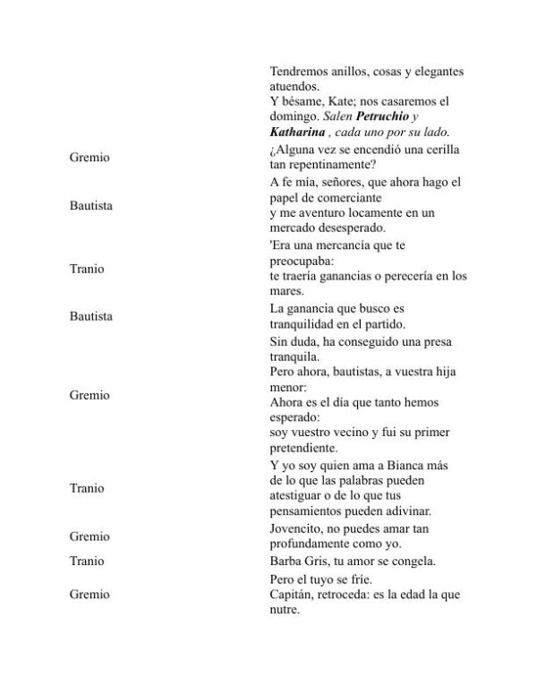 La fierecilla domada - William Shakespeare (The Taming of the Shrew - Espanol) - Image 2