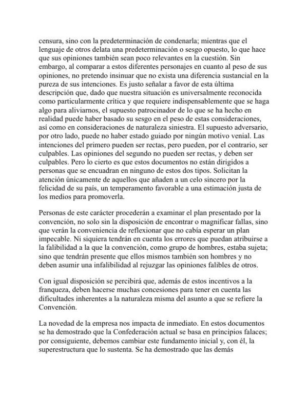 Los Documentos Federalistas - Alexander Hamilton (The Federalist Papers - Espanol) - Image 2