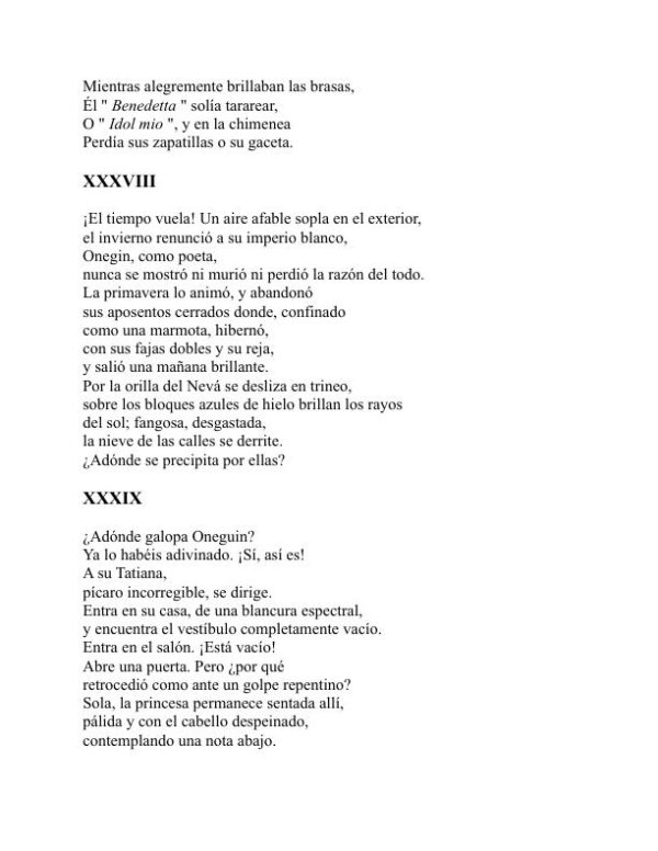 Eugenio Onegin - Alexander Pushkin (Eugene Onegin - Espanol) - Image 2