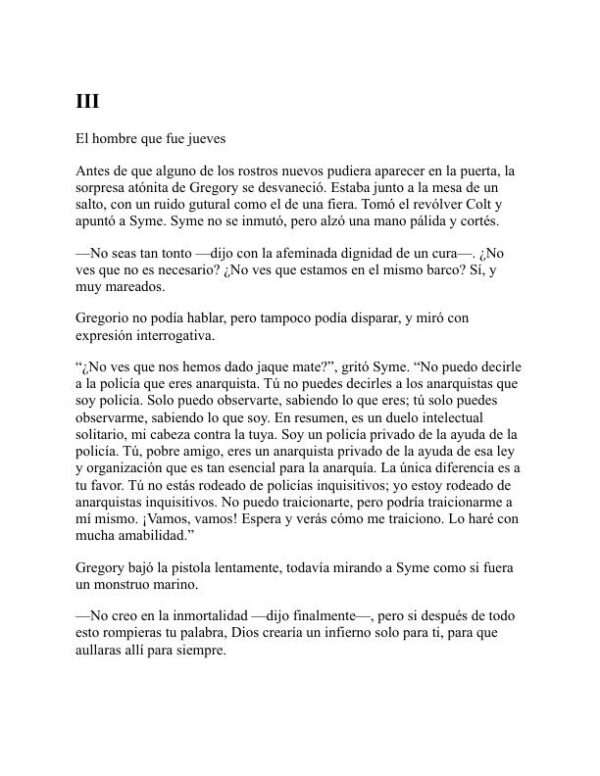 El hombre que fue jueves - G. K. Chesterton (The Man Who Was Thursday - Espanol) - Image 2