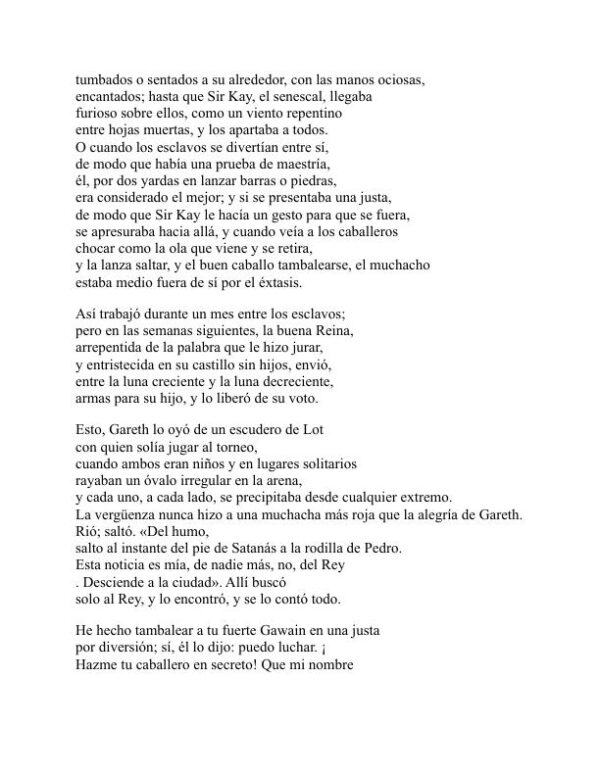 Idilios del Rey - Alfred, Lord Tennyson (Idylls of the King - Espanol) - Image 2