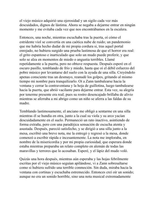 Cuento corto - H. P. Lovecraft (Short Fiction - Espanol) - Image 2