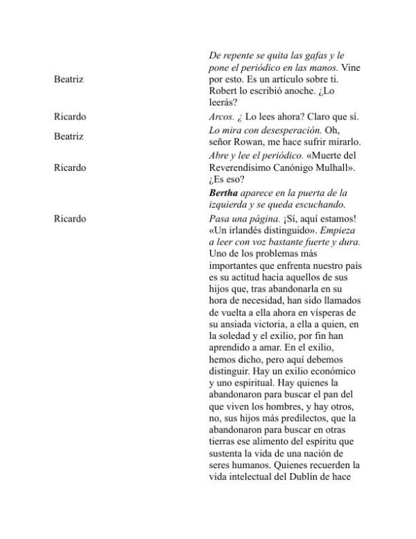 Exiliados - James Joyce (Exiles - Espanol) - Image 2