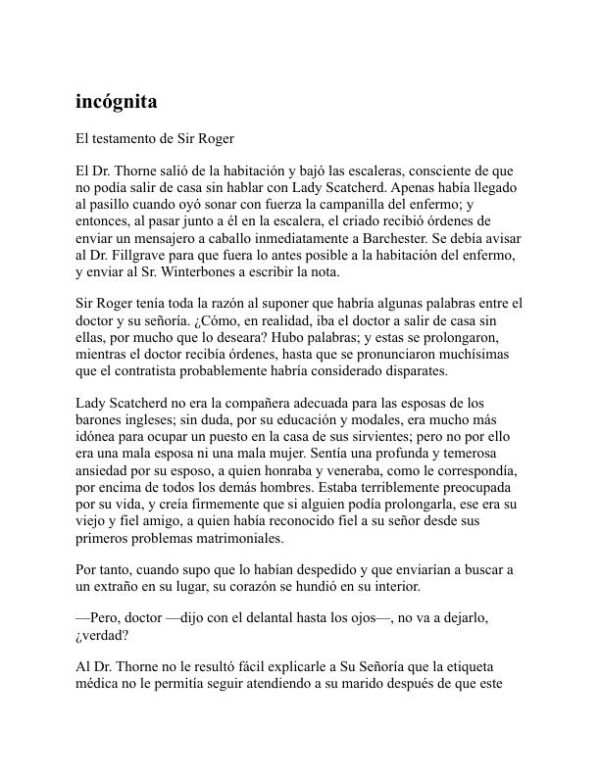 Doctor Thorne - Anthony Trollope (Doctor Thorne - Espanol) - Image 2