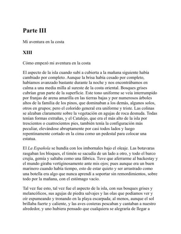 La isla del tesoro - Robert Louis Stevenson (Treasure Island - Espanol) - Image 2