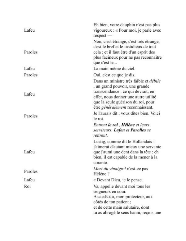 Tout est bien qui finit bien - William Shakespeare (All’s Well That Ends Well - Francais) - Image 2