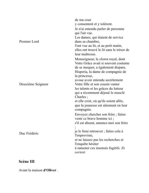 Comme il vous plaira - William Shakespeare (As You Like It - Francais) - Image 2