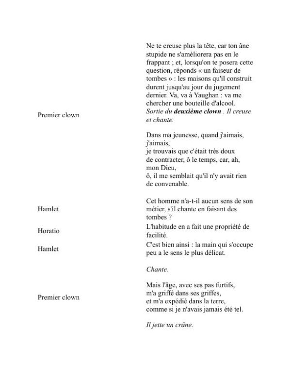 Hamlet - William Shakespeare (Hamlet - Francais) - Image 2