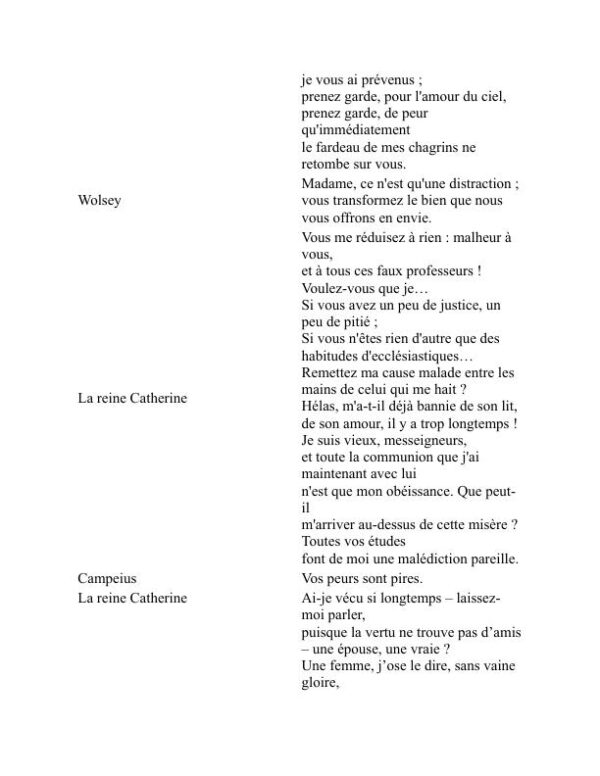 Henri VIII - William Shakespeare (Henry VIII - Francais) - Image 2