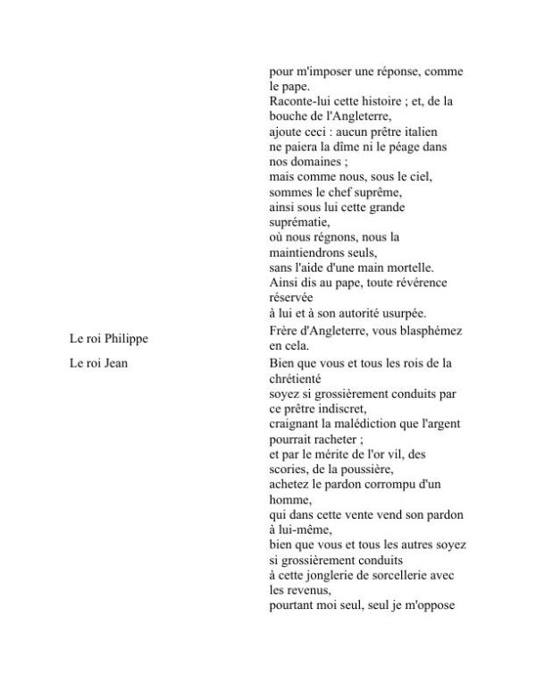 Le roi Jean - William Shakespeare (King John - Francais) - Image 2