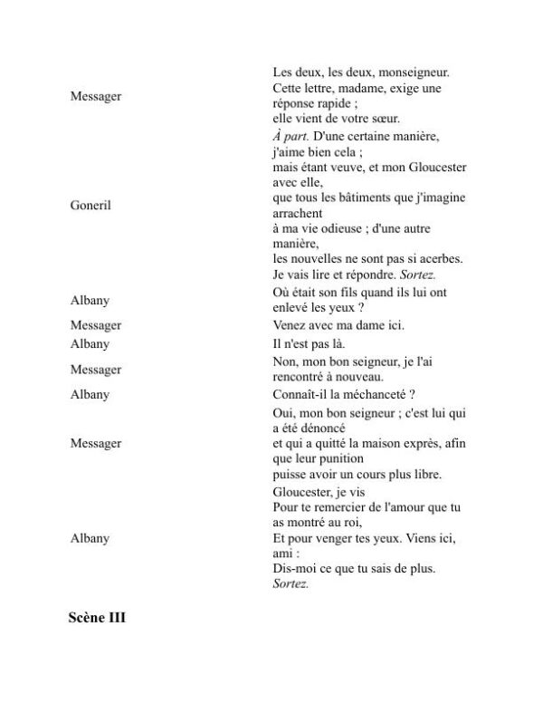 Le Roi Lear - William Shakespeare (King Lear - Francais) - Image 2