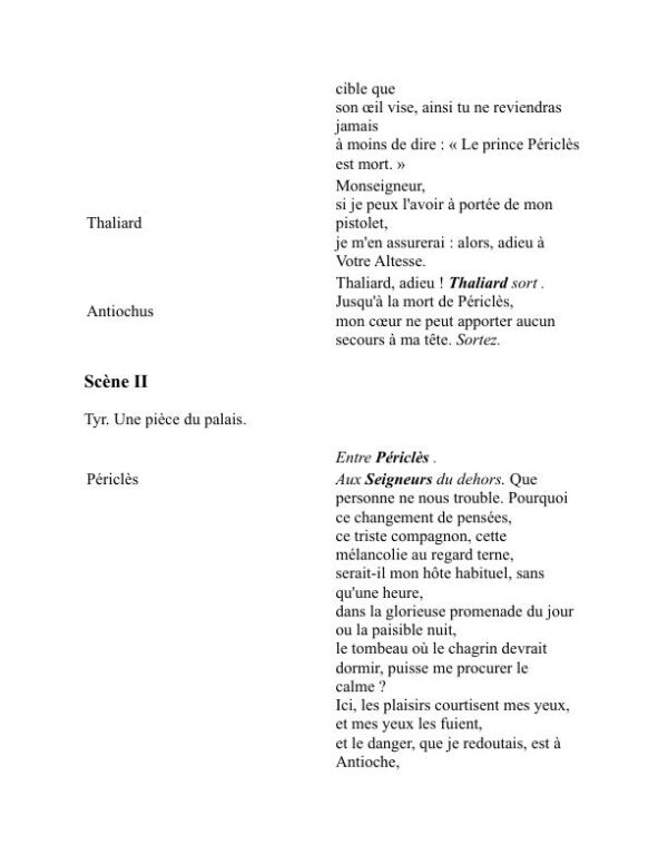 Périclès - William Shakespeare (Pericles - Francais) - Image 2