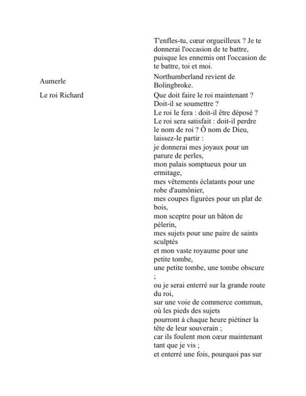 Richard II - William Shakespeare (Richard II - Francais) - Image 2