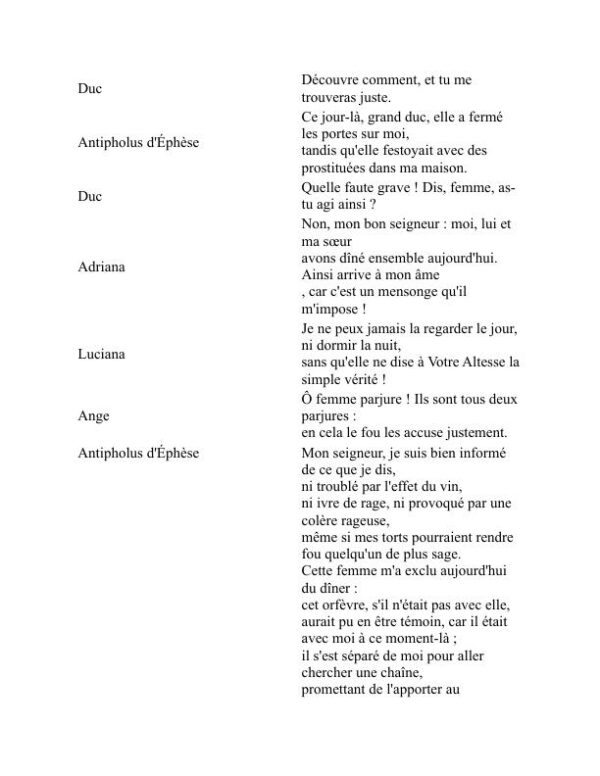 La Comédie des erreurs - William Shakespeare (The Comedy of Errors - Francais) - Image 2