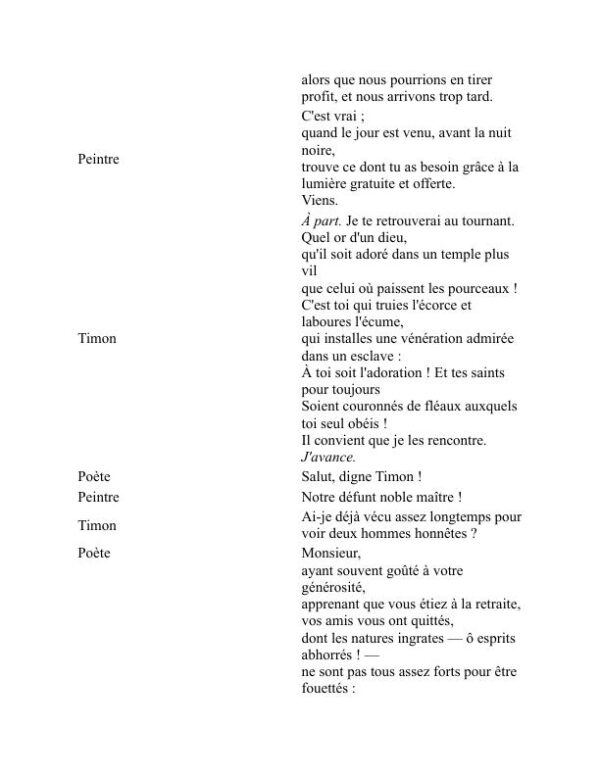 Timon d'Athènes - William Shakespeare (Timon of Athens - Francais) - Image 2