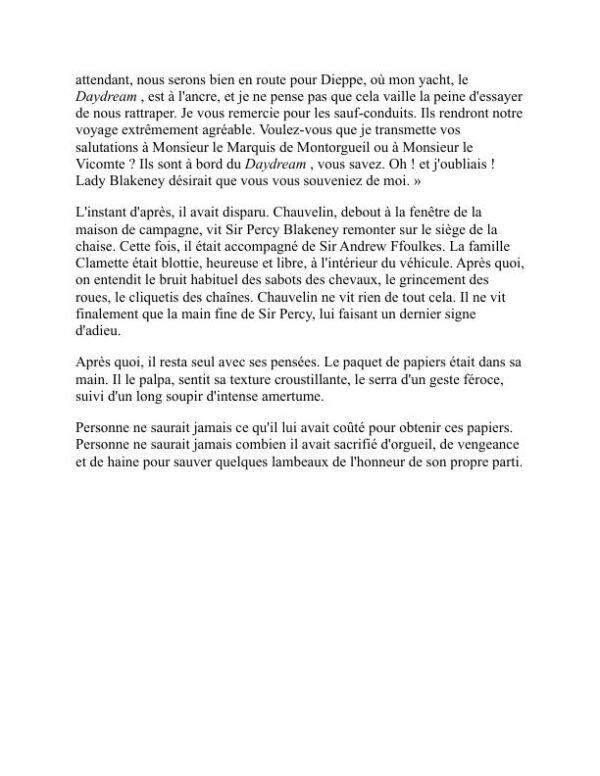 La Ligue du Mouron Rouge - Baroness Orczy (The League of the Scarlet Pimpernel - Francais) - Image 2