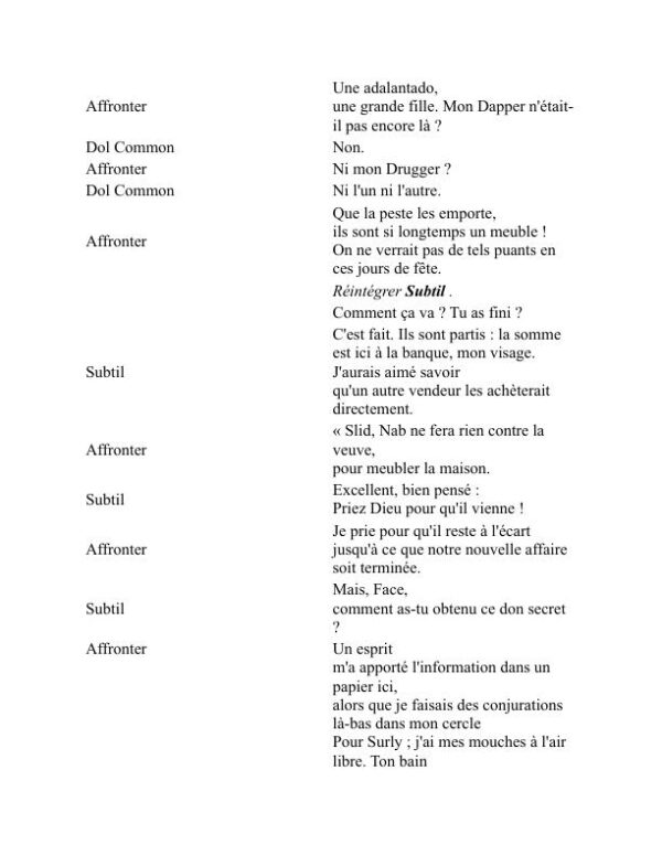 L'Alchimiste - Ben Jonson (The Alchemist - Francais) - Image 2