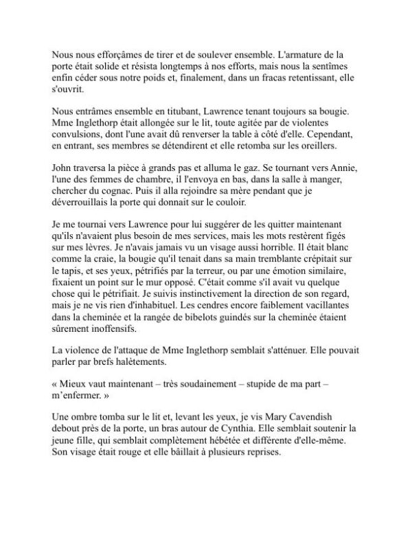 L'affaire mystérieuse de Styles - Agatha Christie (The Mysterious Affair at Styles - Francais) - Image 2