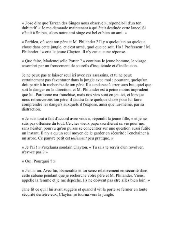 Tarzan des singes - Edgar Rice Burroughs (Tarzan of the Apes - Francais) - Image 2