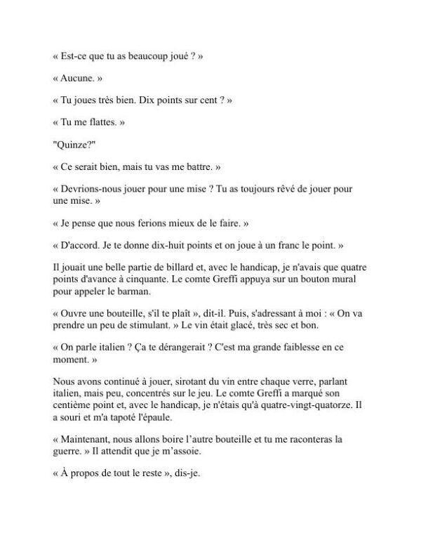 L'adieu aux armes - Ernest Hemingway (A Farewell to Arms - Francais) - Image 2