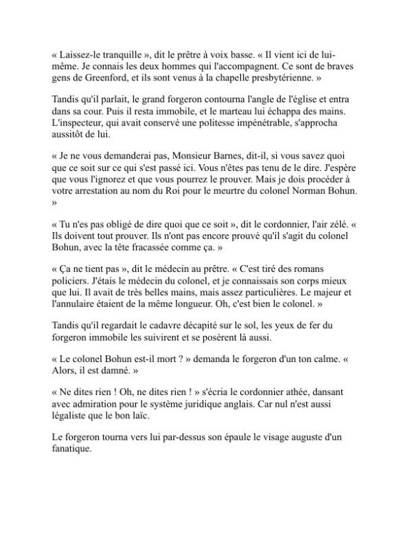 L'innocence du père Brown - G. K. Chesterton (The Innocence of Father Brown - Francais) - Image 2