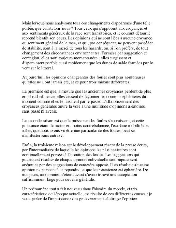 La foule - Gustave Le Bon (The Crowd - Francais) - Image 2