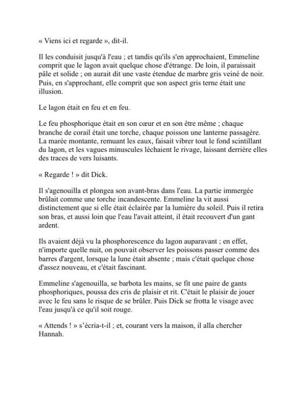 Le Lagon Bleu - H. de Vere Stacpoole (The Blue Lagoon - Francais) - Image 2
