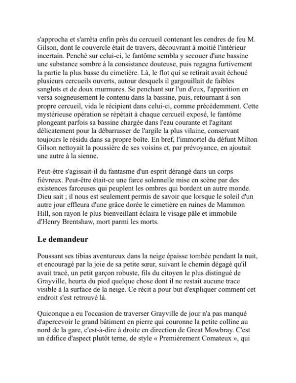 Au milieu de la vie - Ambrose Bierce (In the Midst of Life - Francais) - Image 2