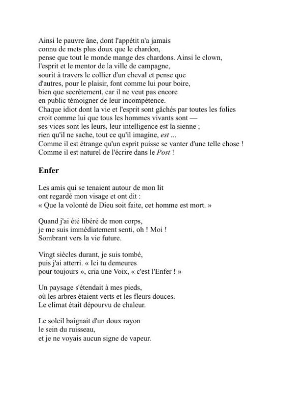 Poésie - Ambrose Bierce (Poetry - Francais) - Image 2