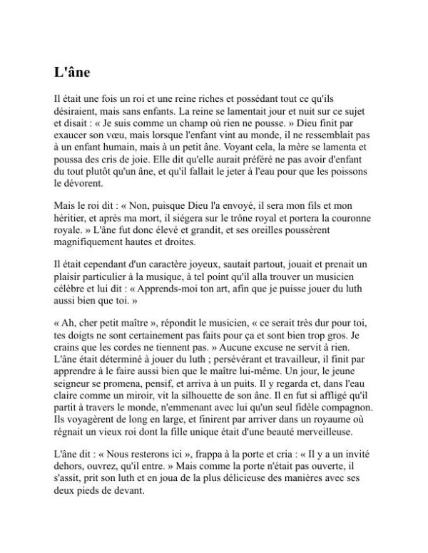 Contes de famille - Jacob Grimm (Household Tales - Francais) - Image 2
