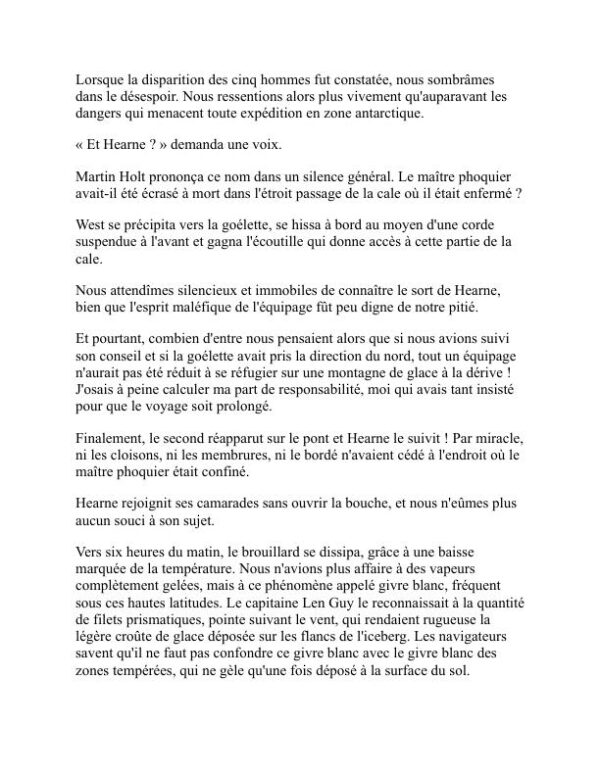 Un mystère antarctique - Jules Verne (An Antarctic Mystery - Francais) - Image 2