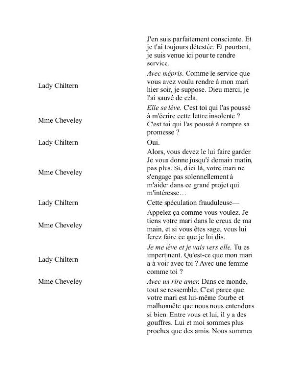 Un mari idéal - Oscar Wilde (An Ideal Husband - Francais) - Image 2