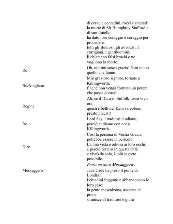 Enrico VI, parte II - William Shakespeare (Henry VI, Part II - Italiano) - Image 2